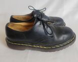 Made in England Doc Dr Martens 1461 Quad Shoes Women Sz 5 Black Leather ... - $39.58