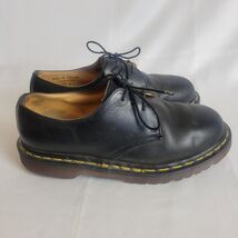 Made in England Doc Dr Martens 1461 Quad Shoes Women Sz 5 Black Leather ... - $39.58