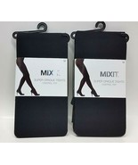( LOT 2 )MixitSUPER OPAQUE TIGHTS CONTROL TOP - Black Size M - $18.80