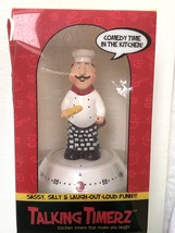 VINTAGE TALKING TIMER CHEF SEALED  - COMEDY SAYINGS FROM SASSY SUSAN - £23.49 GBP