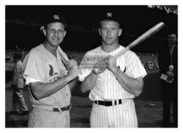 Mickey Mantle And Stan Musial Cardinals New York Yankees Baseball 5X7 Photo - £6.67 GBP