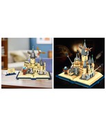 Castle Magic Book Building Blocks Classic Knight Flying Dragon Street Vi... - $44.38 CAD