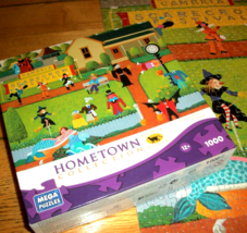 Jigsaw Puzzle 1000 Pcs Scarecrow Festival Cambria CA Heronim Folk Art Co... - £10.19 GBP