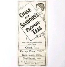 Chase And Sanborn Package Teas Advertisement Victorian Beverage ADBN1A9 - $386.56 MXN