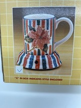 VTG Mug &amp; Heated Warmer Plate Set 12oz New - $12.82