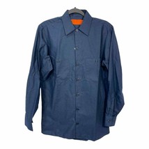 Dickies Occupational Wear Men’s Button Up Shirt Size S-RG Blue - £15.96 GBP