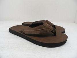 Seven Men&#39;s Flip Flop Sandal Brown Size 7.5M - $21.37