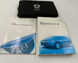 2012 Mazda CX-9 CX9 Owners Manual Handbook Set with Case OEM F04B46057 - $19.79