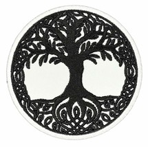 Yggdrasil The Tree of Life in Norse Patch [Iron on Sew on -3.0 inch -PY4] - £4.57 GBP