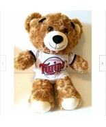 Minnesota Twins 17&quot; Plush Teddy Bear Build A Bear MLB Baseball Collectible - $25.98