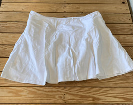Women With Control NWT Women’s Cotton Jersey Pleated Skort Size 2X White BY - $19.60