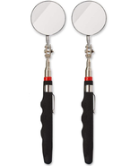 Inspection Mirror Tools - 2-Pack, 2 in round Heads &amp; 24.5 in Telescoping... - $19.19 CAD