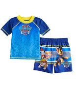 Paw Patrol Raglan Rash Guard and Swim Trunks Set Toddler Boys Size 2T Be... - $15.32