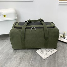 Ravel camping bag canvas portable messenger men s bag shoulder bag duffel bag thickened thumb200
