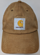 Vintage Distressed Faded Carhartt Baseball Hat Cap Canvas Stained Medium... - £18.75 GBP