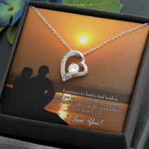 To My Girlfriend You Have my Heart Forever Necklace w Message Card - £44.59 GBP+