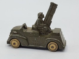 VINTAGE 1930&#39;s BARCLAY MANOIL Military Army Truck With AA Guns, EXCELLENT - £18.60 GBP