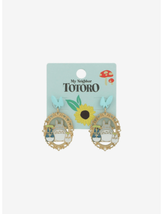 Studio Ghibli My Neighbor Totoro Trio Cameo Earrings - £15.72 GBP