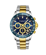 Stuhrling Ultima 3960 Quartz 42mm Chronograph - Blue and Gold Dial - $439.06 CAD