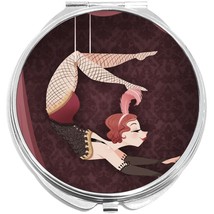 Circus Acrobat Trapeze Compact with Mirrors - Perfect for your Pocket or... - $11.76