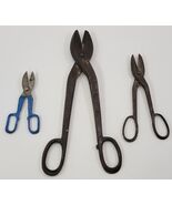 *J4) Vintage Mixed Lot of 3 Shears Metal Tin Snips Scissors Niagara Second - $363.56 MXN