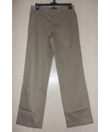EXCELLENT MENS IZOD AMERICAN CHINOS STRAIGHT FIT BEIGE SLACKS   SIZE 32 ... - €28,38 EUR