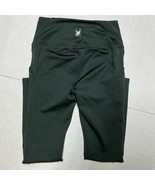Spyder Active Green Ankle Length Leggings Women’s Small Activewear High ... - $15.80