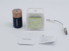 Apple iPod Shuffle, 2GB - Green (4th Generation) UNTESTED * BUYING AS-IS * - £52.50 GBP