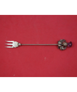English Estate Sterling Silver Cocktail Fork Birmingham 1920 purple glas... - €58,65 EUR