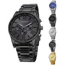 Men&#39;s Akribos XXIV AK736 Quartz Multifunction Stainless Steel Braclet Watch. - £60.14 GBP