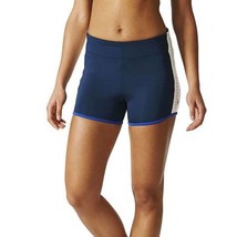 ADIDAS BS1221 STELLASPORT Sport Run Yoga SHORTS Night Indigo/White ( L ) - £63.14 GBP