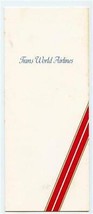 TWA Menu Duty Free Shop &amp; Fragrances &amp; Gifts Trans World Airlines DC-61  - £14.01 GBP