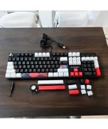 Surmen Wired  Mechanical Keyboard - V200 Black/White/Red - $36.40 CAD