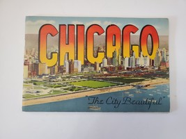 Chicago The City Beautiful 1942 Souvenir Book Illustrated Curt Teich WW2... - $12.95
