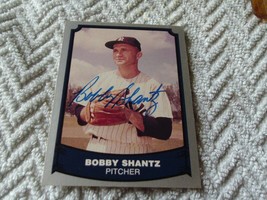 1988 Bobby Shantz Autograph Hand Signed Baseball Legends # 61 !! - £20.03 GBP