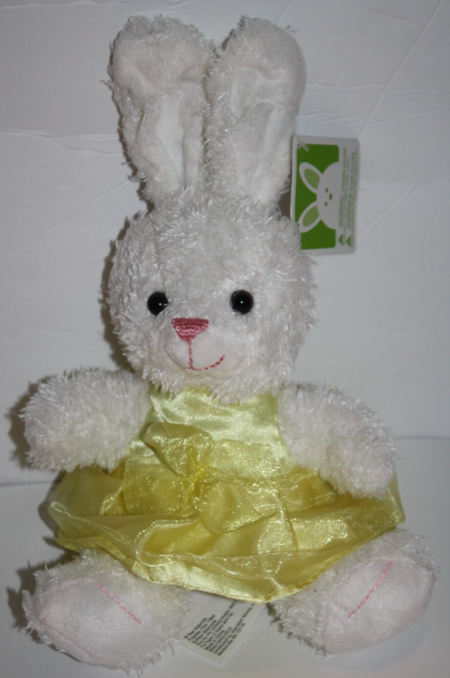 Walmart Yellow Ballerina Tutu Easter Bunny Rabbit 10&quot; Soft Toy Plush Stu... - $39.82
