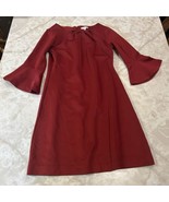 NEW YORK &amp; COMPANY Red Fit and Flare Dress Woman Size Medium Below Knee ... - $22.69 CAD