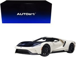 Ford GT Heritage Edition Prototype Wimbledon White with Antimatter Blue Hood an - $325.10