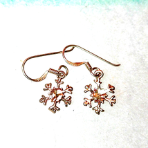 Beautiful sterling silver snowflake earrings - $436.59 MXN