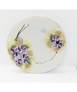 Jonroth Studios Nippon Japan Vintage Hand Painted Flowered Floral 6&quot; Saucer - $13.53 CAD