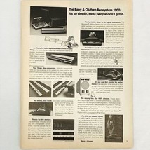 Vintage 1970&#39;s Bang &amp; Olufsen Beosystem 1900 Stereo Magazine Print Ad 8&quot; x 11&quot; - £5.20 GBP
