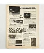 Vintage 1970&#39;s Bang &amp; Olufsen Beosystem 1900 Stereo Magazine Print Ad 8&quot;... - £5.32 GBP