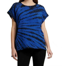 DKNY Womens Ie Dyed T-Shirt color Lapis Size S - £18.17 GBP