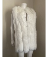 NEW with tags WHITE fox fur women&#39;s vest / jacket - £101.09 GBP
