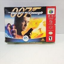 007 The World Is Not Enough N64 Nintendo 64 Box &amp; Manual Only NO GAME - $1,109.55 MXN
