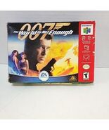 007 The World Is Not Enough N64 Nintendo 64 Box &amp; Manual Only NO GAME - $84.19 CAD