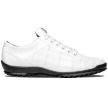 Bari Sporty Genuine Lizard Fashion Sneaker White image 2