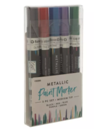 Acrylic Metallic Paint Markers - 5 Piece Set - $12.86