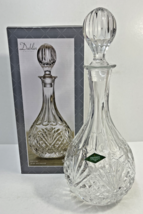 Shannon By Godinger Dublin Collection Crystal Wine Decanter 950mL 12-1/2&quot; tall - £19.86 GBP