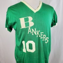 Vintage 50s 60s Baseball Softball Jersey Bankers #10 Felco New York Sz L... - $124.99